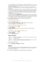 Preview for 28 page of Sony Ericsson Live with Walkmantrade Extended User Manual