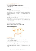 Preview for 29 page of Sony Ericsson Live with Walkmantrade Extended User Manual