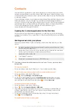 Preview for 37 page of Sony Ericsson Live with Walkmantrade Extended User Manual