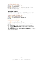 Preview for 41 page of Sony Ericsson Live with Walkmantrade Extended User Manual