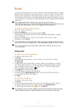 Preview for 44 page of Sony Ericsson Live with Walkmantrade Extended User Manual