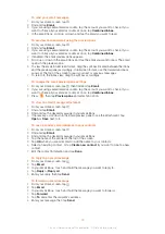 Preview for 45 page of Sony Ericsson Live with Walkmantrade Extended User Manual