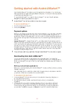 Preview for 53 page of Sony Ericsson Live with Walkmantrade Extended User Manual