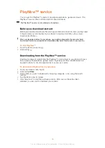 Preview for 56 page of Sony Ericsson Live with Walkmantrade Extended User Manual