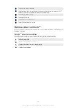 Preview for 58 page of Sony Ericsson Live with Walkmantrade Extended User Manual