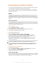 Preview for 68 page of Sony Ericsson Live with Walkmantrade Extended User Manual