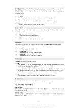 Preview for 91 page of Sony Ericsson Live with Walkmantrade Extended User Manual