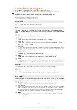 Preview for 93 page of Sony Ericsson Live with Walkmantrade Extended User Manual