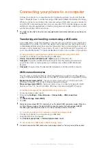 Preview for 104 page of Sony Ericsson Live with Walkmantrade Extended User Manual