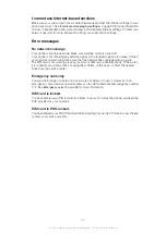 Preview for 121 page of Sony Ericsson Live with Walkmantrade Extended User Manual