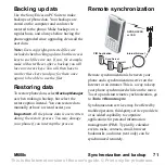 Предварительный просмотр 71 страницы Sony Ericsson M608c User Manual