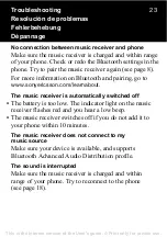 Preview for 23 page of Sony Ericsson MBR-100 User Manual