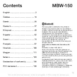 Предварительный просмотр 1 страницы Sony Ericsson MBW-150 Handbook