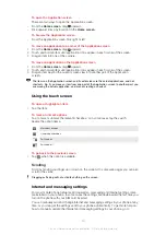 Preview for 10 page of Sony Ericsson Mix Walkman phone Extended User Manual