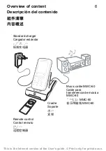 Preview for 6 page of Sony Ericsson MRC-60 User Manual