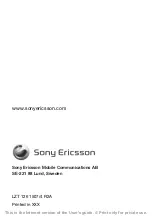 Preview for 36 page of Sony Ericsson MRC-60 User Manual