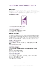 Предварительный просмотр 96 страницы Sony Ericsson Neo Xperia Extended User Manual