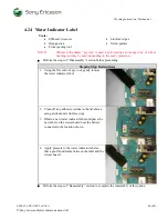 Предварительный просмотр 60 страницы Sony Ericsson P910a Working Instruction, Mechanical