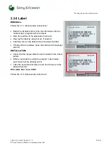 Preview for 55 page of Sony Ericsson P990i Working Instruction, Mechanical