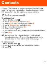 Preview for 15 page of Sony Ericsson R300a User Manual