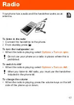 Preview for 17 page of Sony Ericsson R300a User Manual