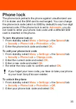 Preview for 35 page of Sony Ericsson R300a User Manual