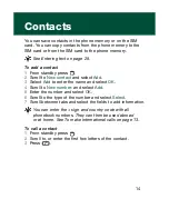 Preview for 14 page of Sony Ericsson R306a User Manual