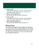 Preview for 34 page of Sony Ericsson R306a User Manual