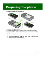 Предварительный просмотр 3 страницы Sony Ericsson R306c User Manual