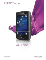 Sony Ericsson SK17 White Paper preview