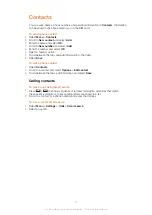 Preview for 17 page of Sony Ericsson Spiro W100a Extended User Manual