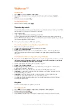 Preview for 19 page of Sony Ericsson Spiro W100a Extended User Manual