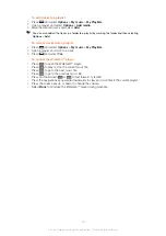 Preview for 20 page of Sony Ericsson Spiro W100a Extended User Manual