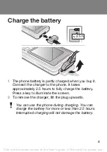 Preview for 4 page of Sony Ericsson T250i User Manual