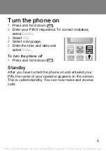 Preview for 5 page of Sony Ericsson T250i User Manual