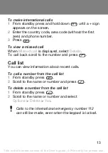 Preview for 13 page of Sony Ericsson T250i User Manual