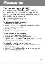 Preview for 15 page of Sony Ericsson T250i User Manual