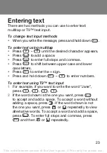 Preview for 23 page of Sony Ericsson T250i User Manual