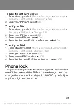 Preview for 34 page of Sony Ericsson T250i User Manual