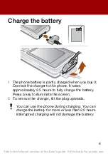 Предварительный просмотр 4 страницы Sony Ericsson T280i User Manual