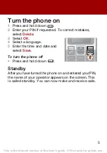 Preview for 5 page of Sony Ericsson T280i User Manual