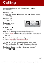 Preview for 12 page of Sony Ericsson T280i User Manual