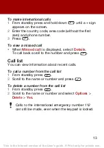 Предварительный просмотр 13 страницы Sony Ericsson T280i User Manual