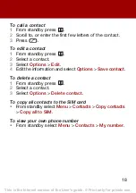 Preview for 18 page of Sony Ericsson T280i User Manual