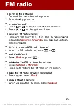 Preview for 20 page of Sony Ericsson T280i User Manual