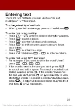 Preview for 23 page of Sony Ericsson T280i User Manual