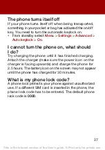 Preview for 38 page of Sony Ericsson T280i User Manual