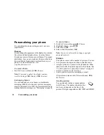 Preview for 18 page of Sony Ericsson T290a User Manual