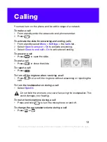 Preview for 13 page of Sony Ericsson T303C User Manual