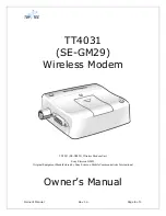 Sony Ericsson TT4031 Owner'S Manual preview